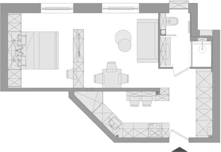 ranelagh studio plan