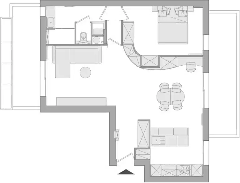 vincennes appartement 59m2 plan